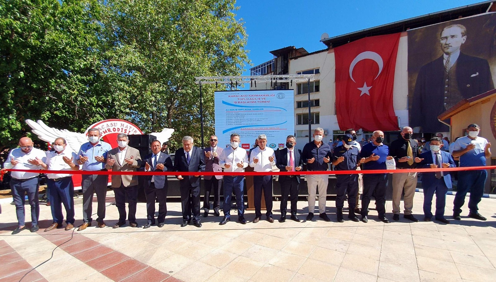 Kaymakam Soley’in projeleri Vali Aksoy tarafından hizmete açıldı