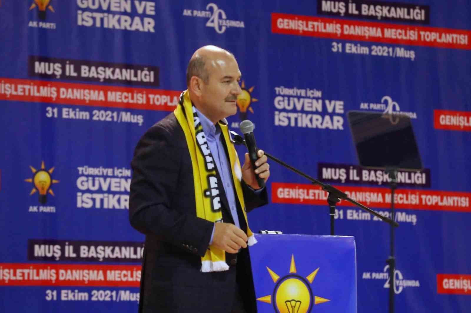 Bakan Soylu: “CHP ile aramızdaki puan farkı 15’tir”