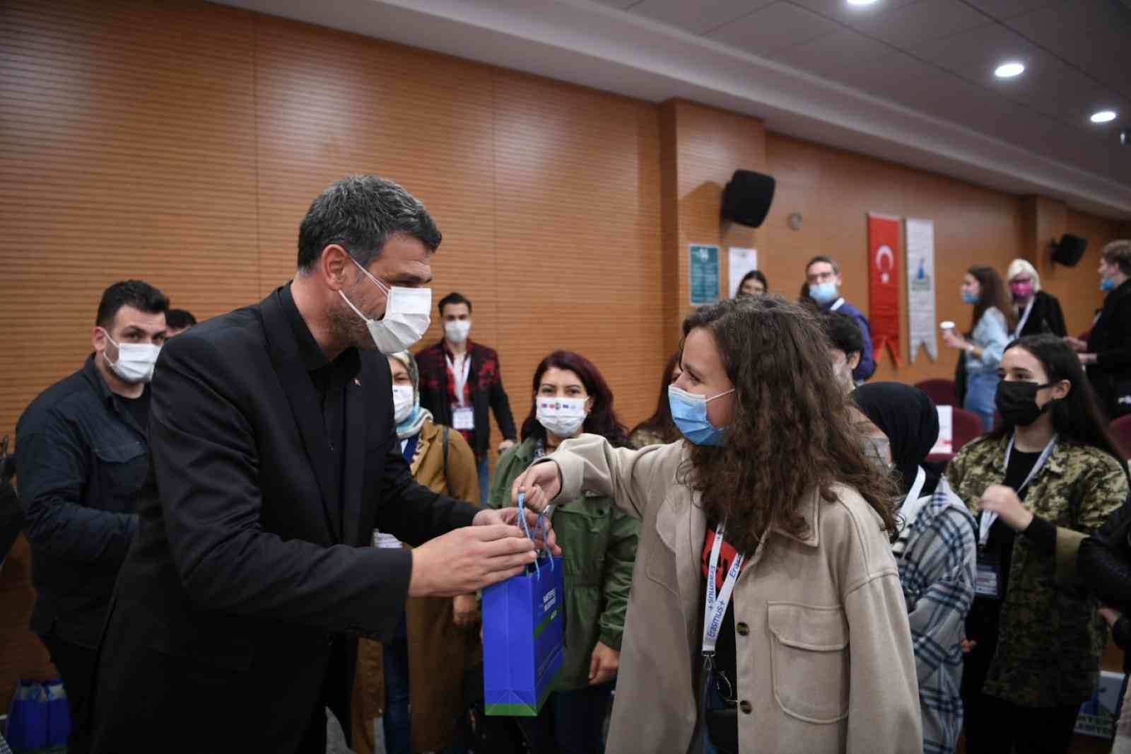 Başkan Kocaman, Avrupalı öğrencileri ağırladı