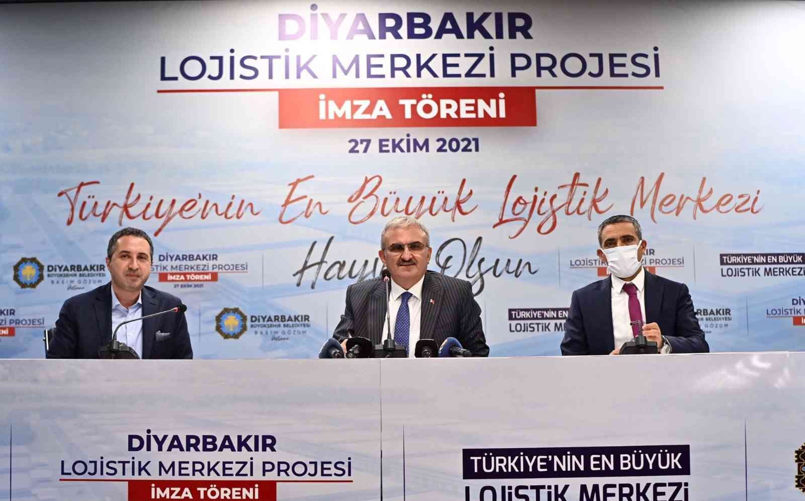 Diyarbakır’da Lojistik Merkezi için imzalar atıldı