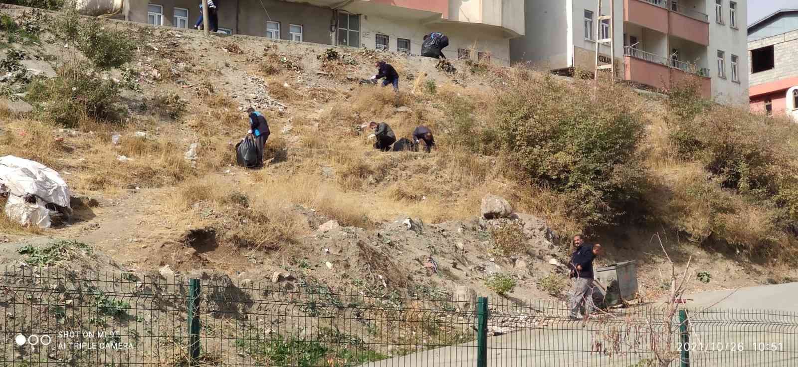 Hakkari’de temizlik kampanyası takdir topladı