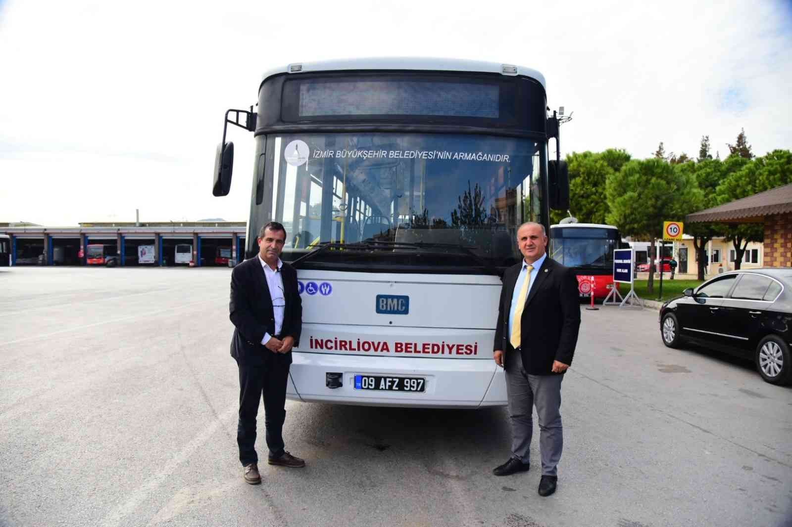 İncirliova’ya İzmir’den hibe otobüs