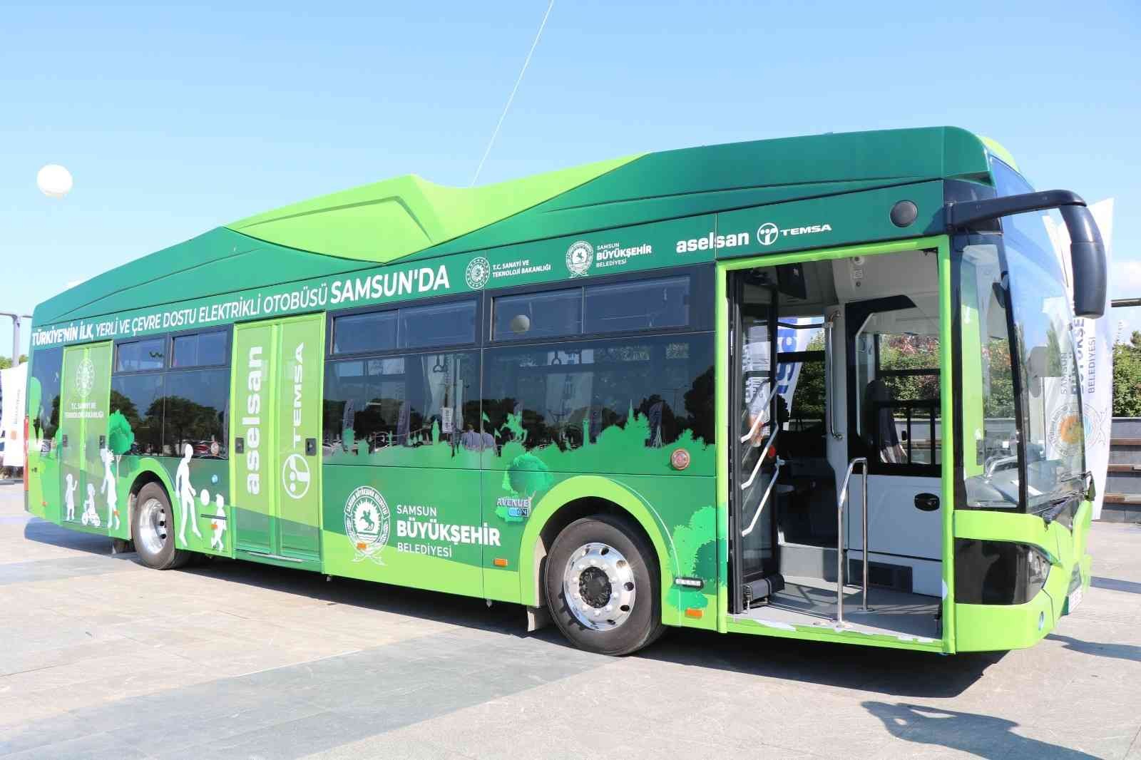 Samsun’da elektrikli otobüsler 2022’de devreye alınacak