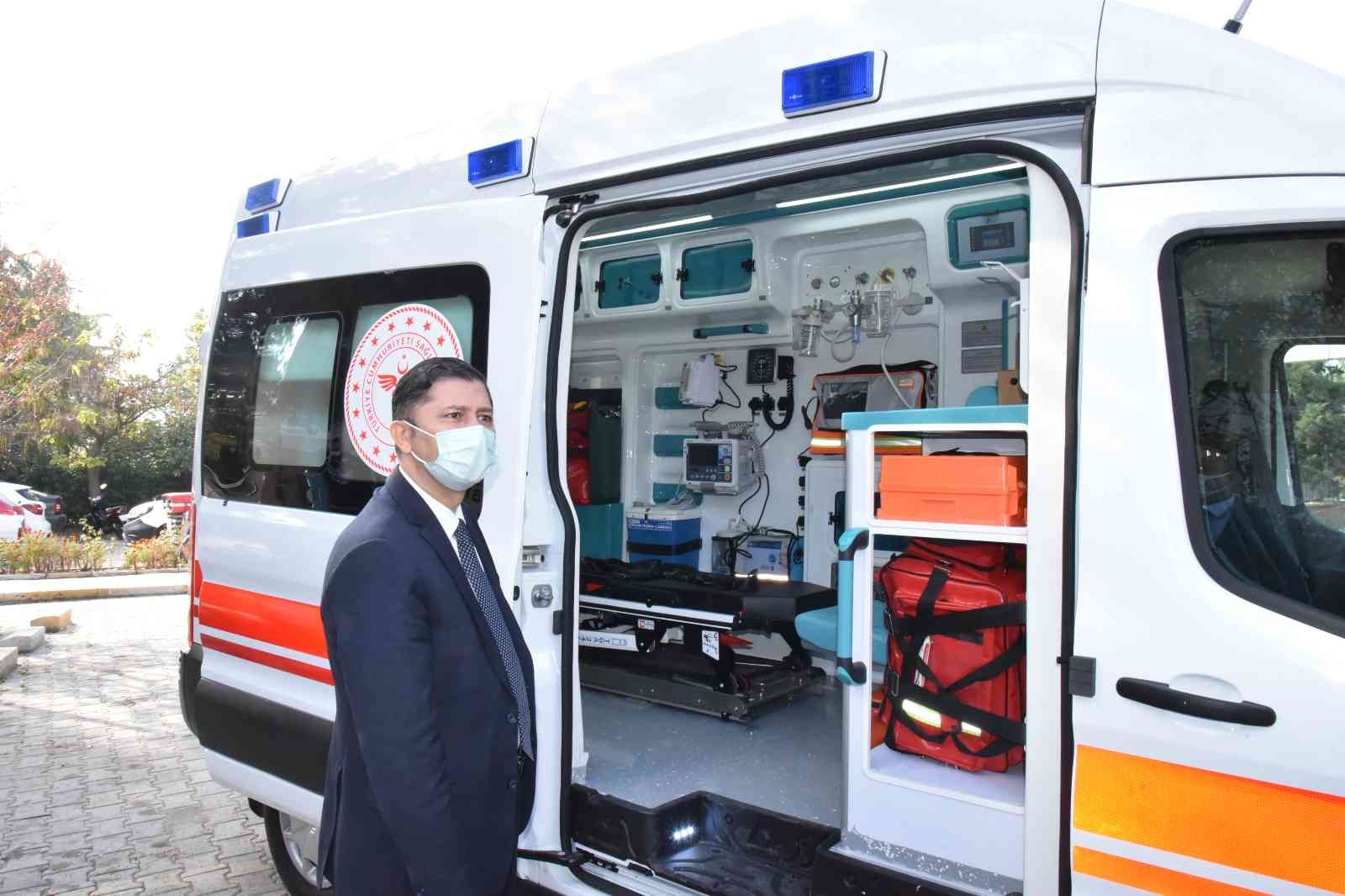 Sındırgı 112 Acil Sağlık İstasyonuna yeni ambulans