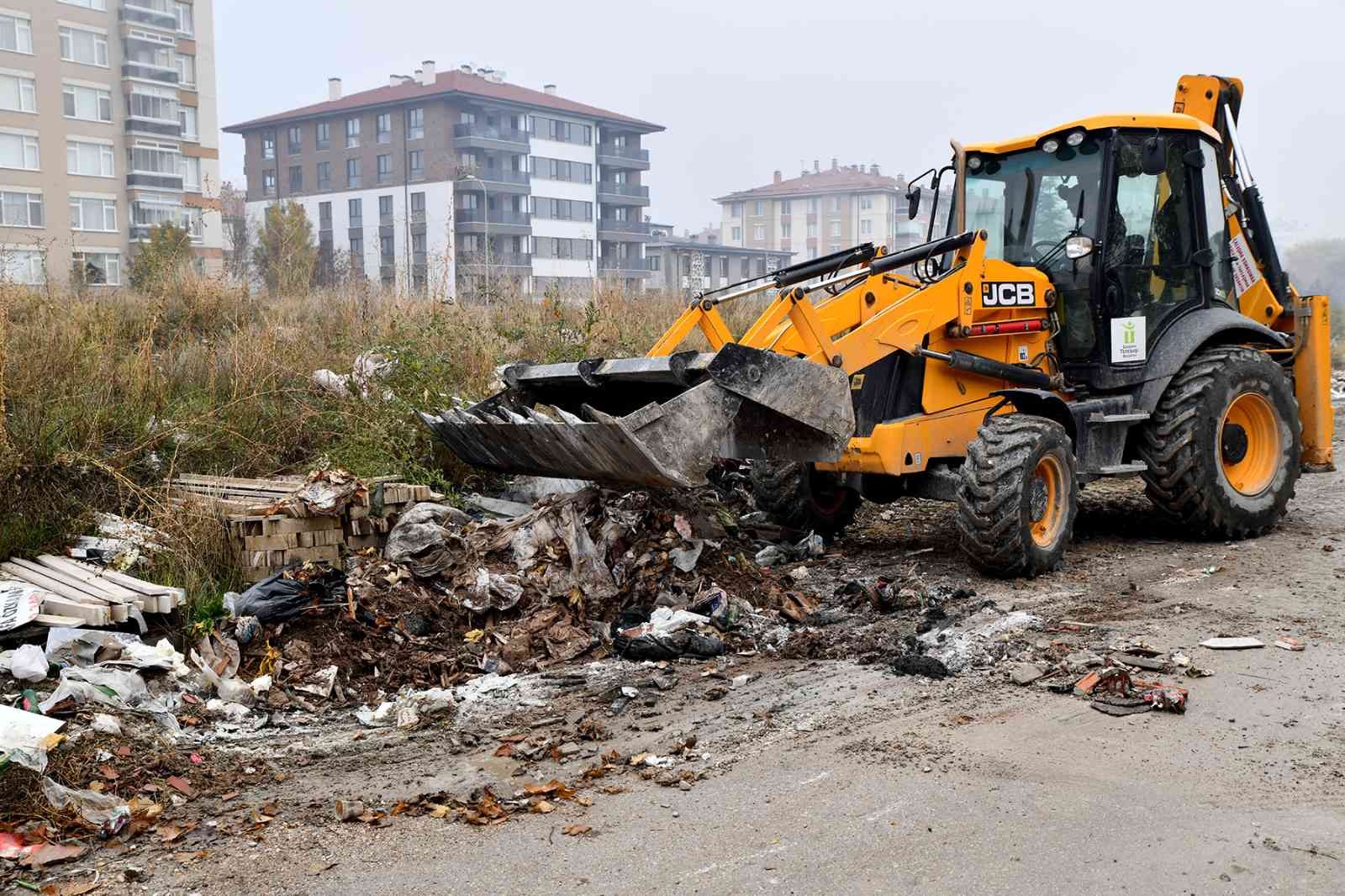 Baksan’da hafriyat ve atık temizliği