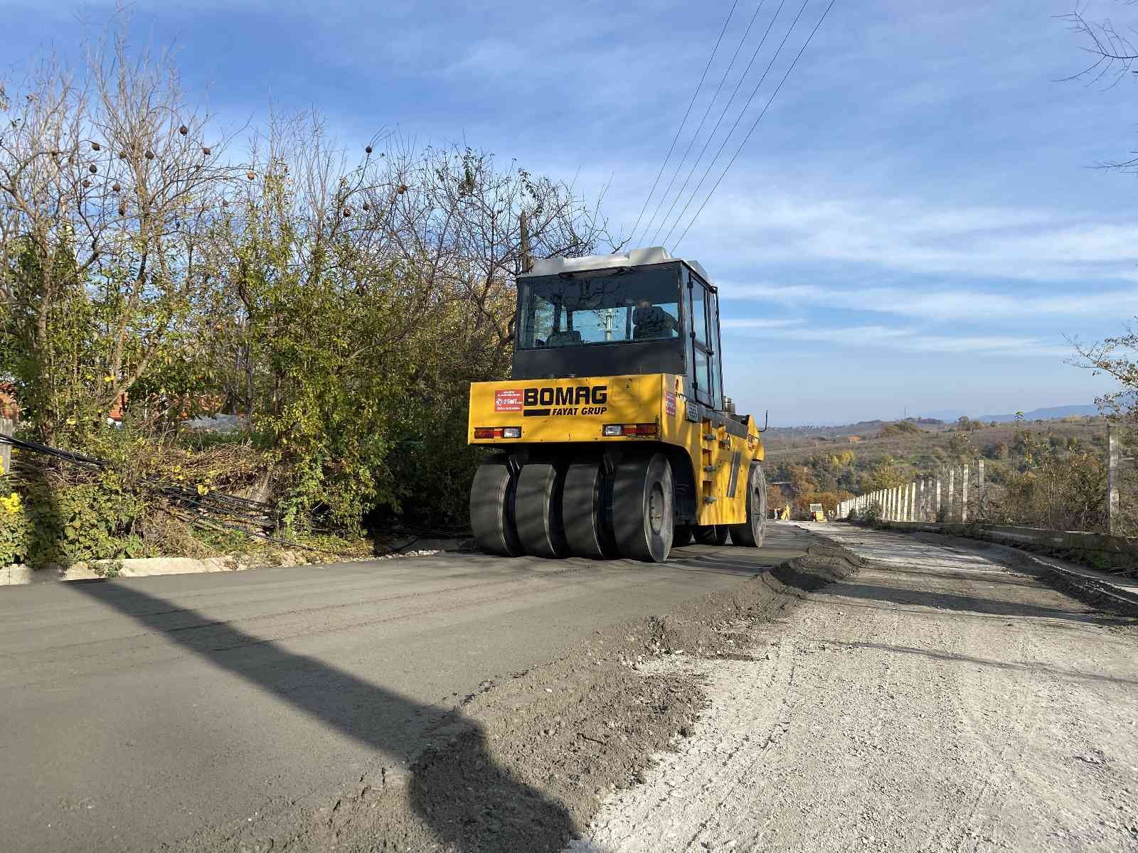 Büyükşehir 40 kilometrelik beton yol imalatında sona geldi