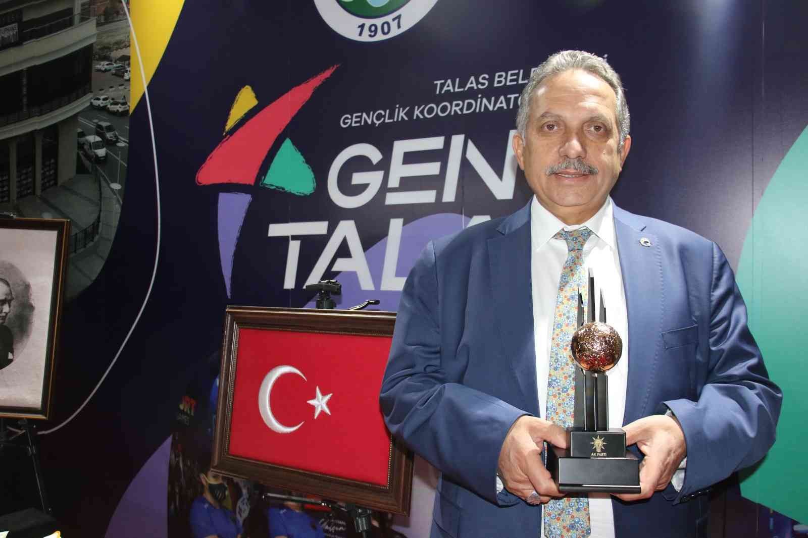 Cumhurbaşkanı Erdoğan’dan Talas Belediyesi’ne ödül