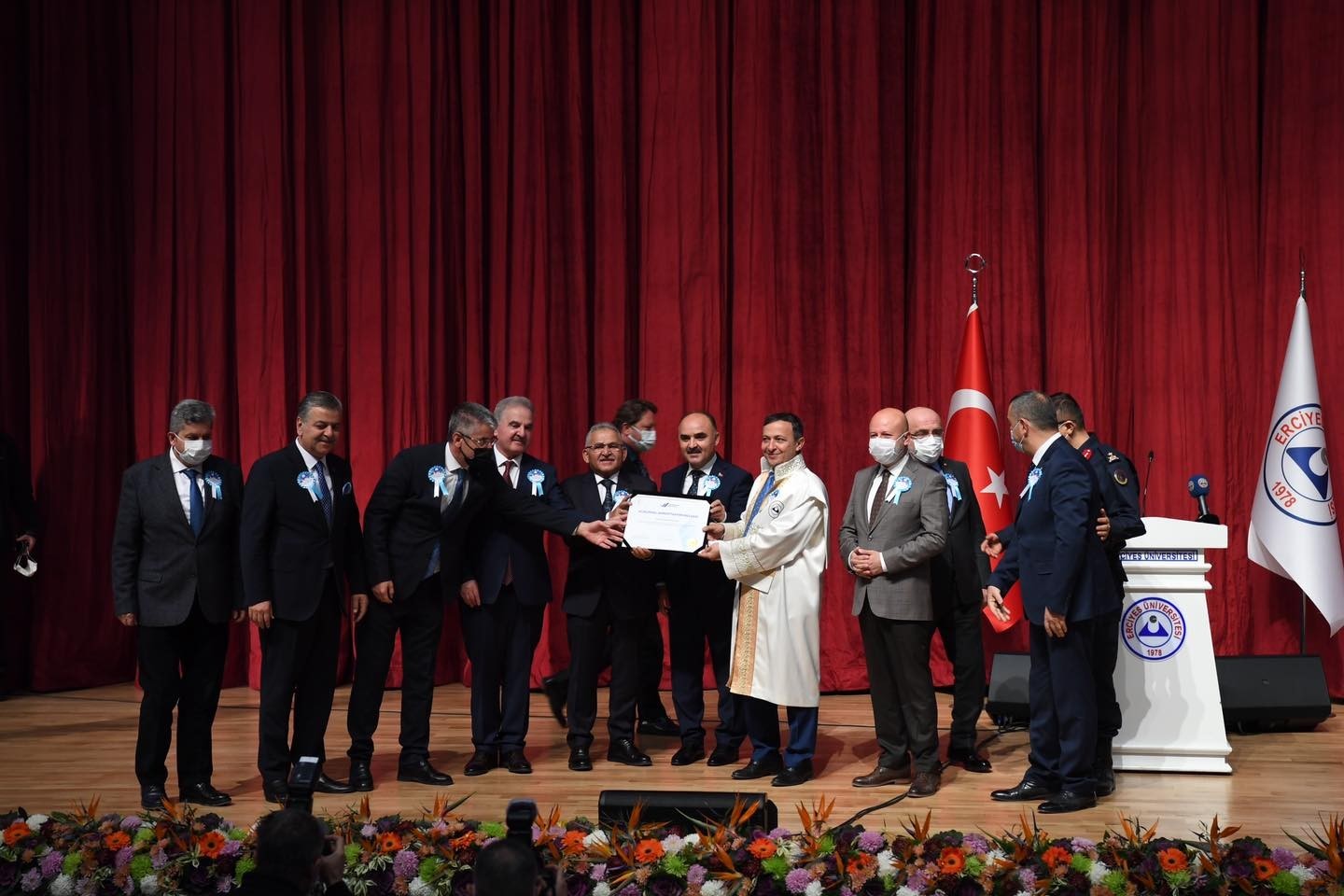 ERÜ Rektörü Prof. Dr. Çalış: “Bilimin ışığında ülkemiz ve milletimiz için var gücümüzle çalışmaya aralıksız devam edeceğiz”