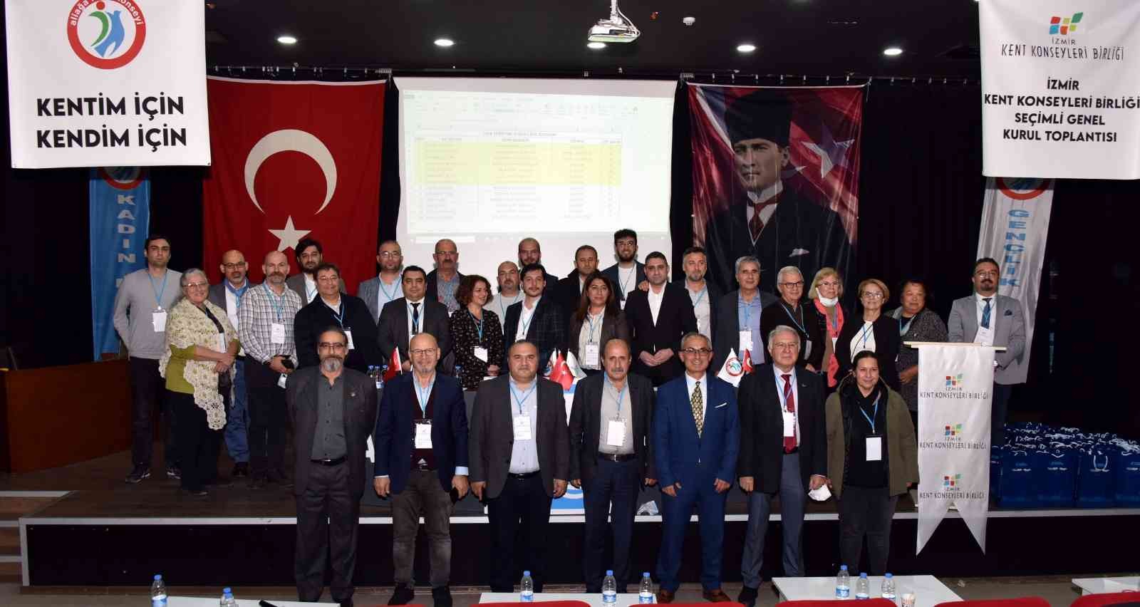 İzmir Kent Konseyleri Birliği Seçimli Genel Kurulu Aliağa’da yapıldı