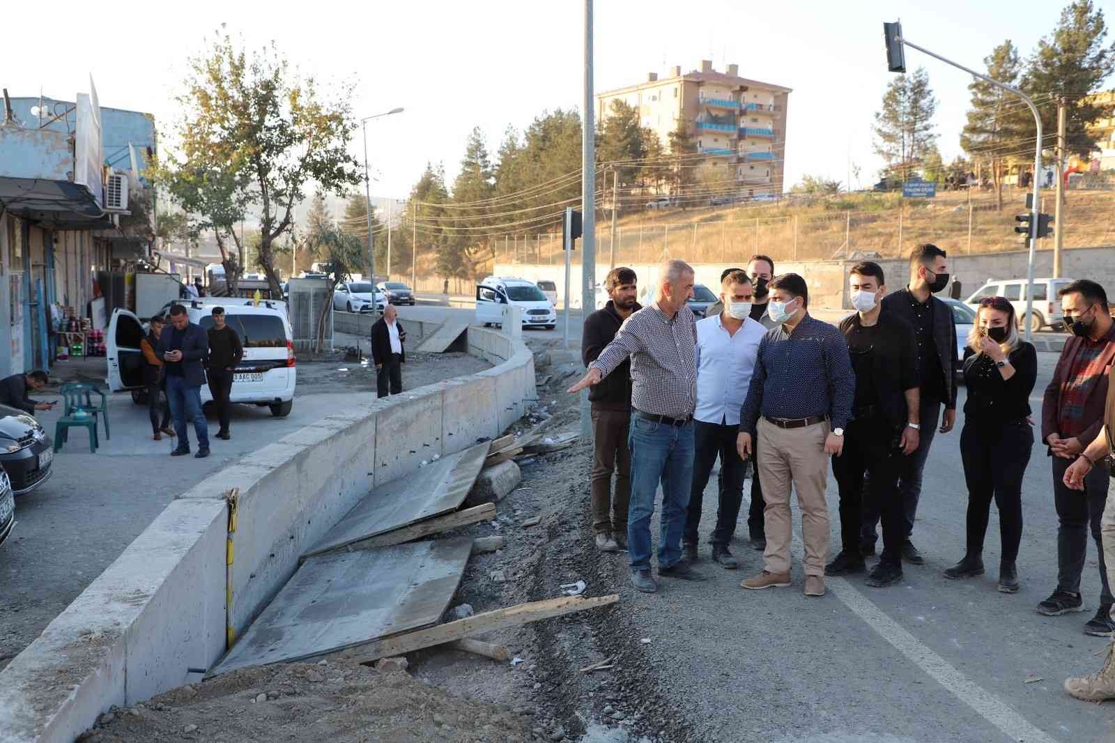 Kaymakam Tunç, ilçede devam eden çalışmaları yerinde inceledi