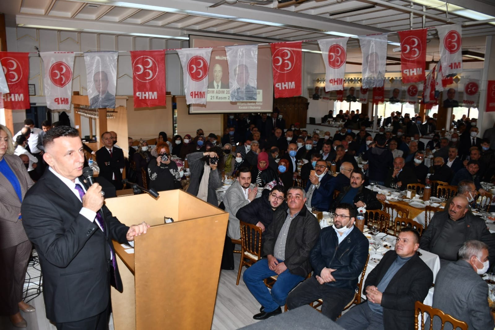 MHP milletvekilleri Karabük’te teşkilat ve STK’larla bir araya geldi