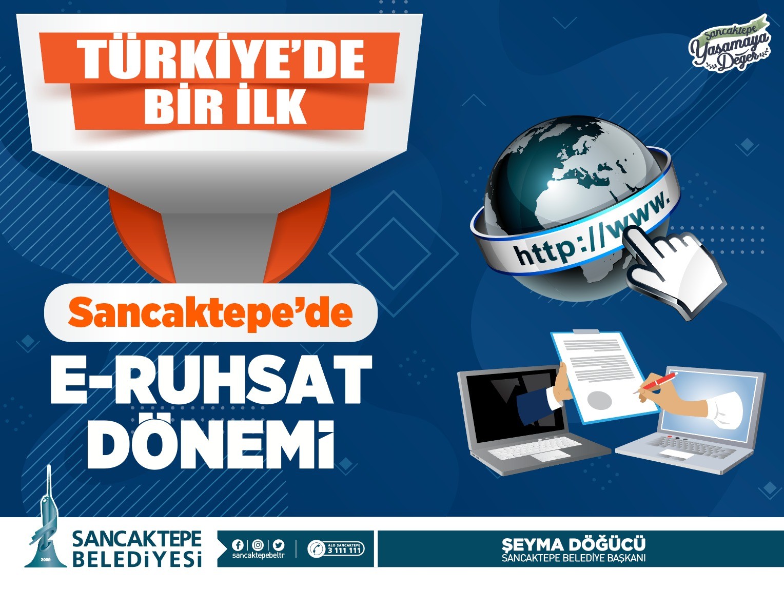 Sancaktepe Belediyesinden Türkiye’de bir ilk: e-ruhsat