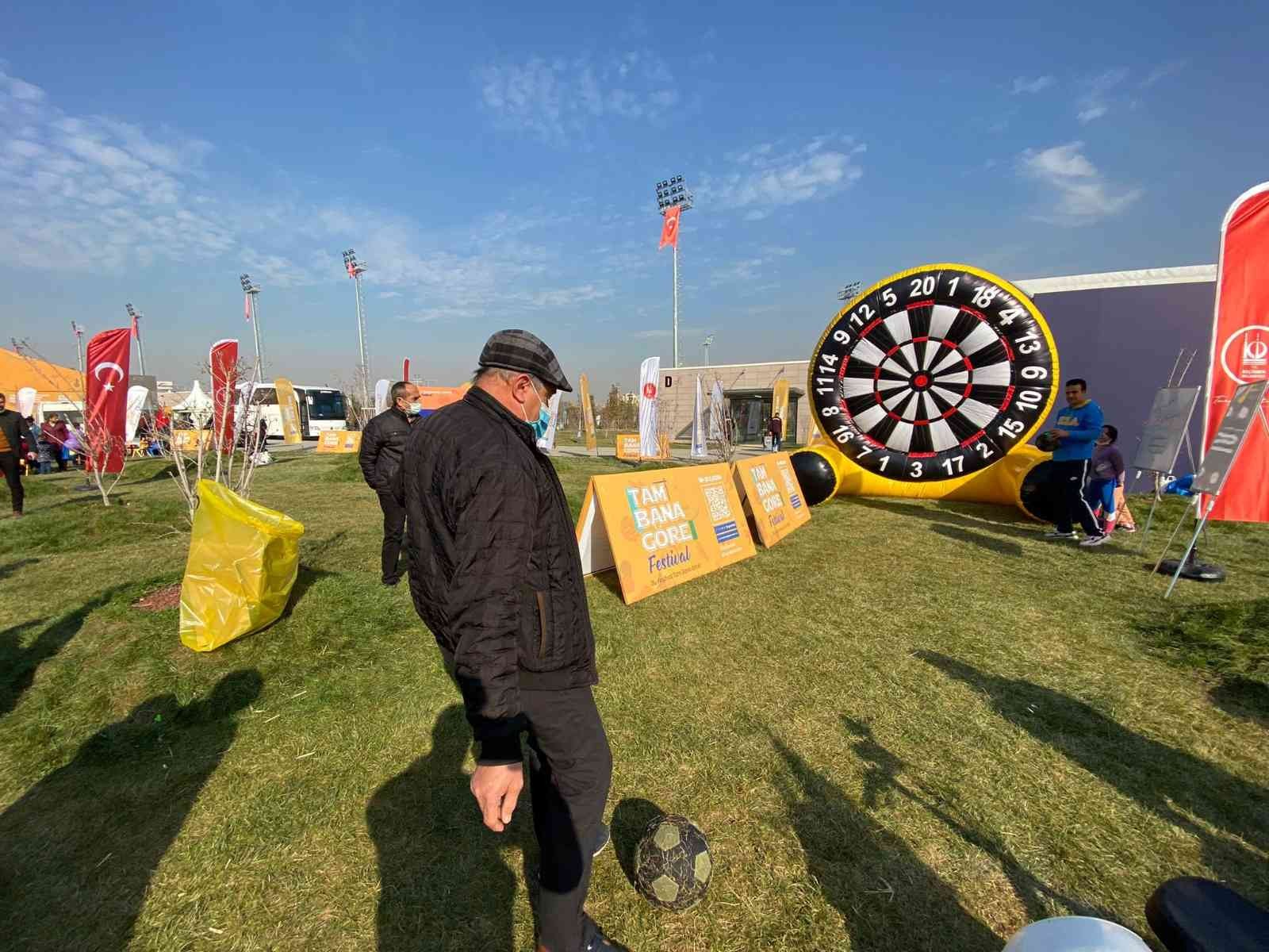 Tam Bana Göre Festivali’nde Keçiören’in standı vatandaşlara yarışma fırsatı sunuyor