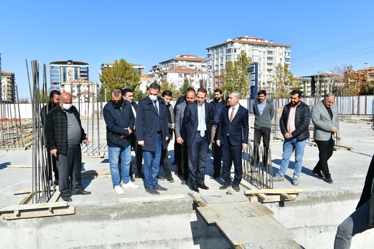 Turgut Özal Mahallesi kentsel dönüşüm proje alanında çalışmalar yoğunlaştı