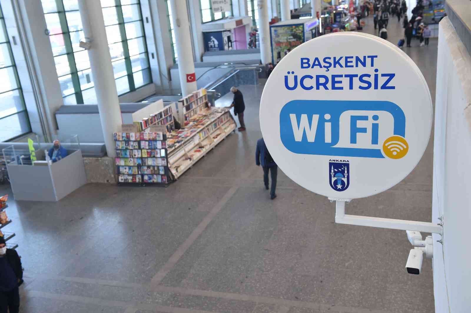 AŞTİ’de ücretsiz WI-FI hizmeti devrede