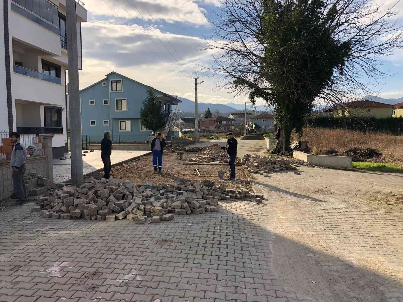 Başiskele’de üst yapı çalışmaları devam ediyor