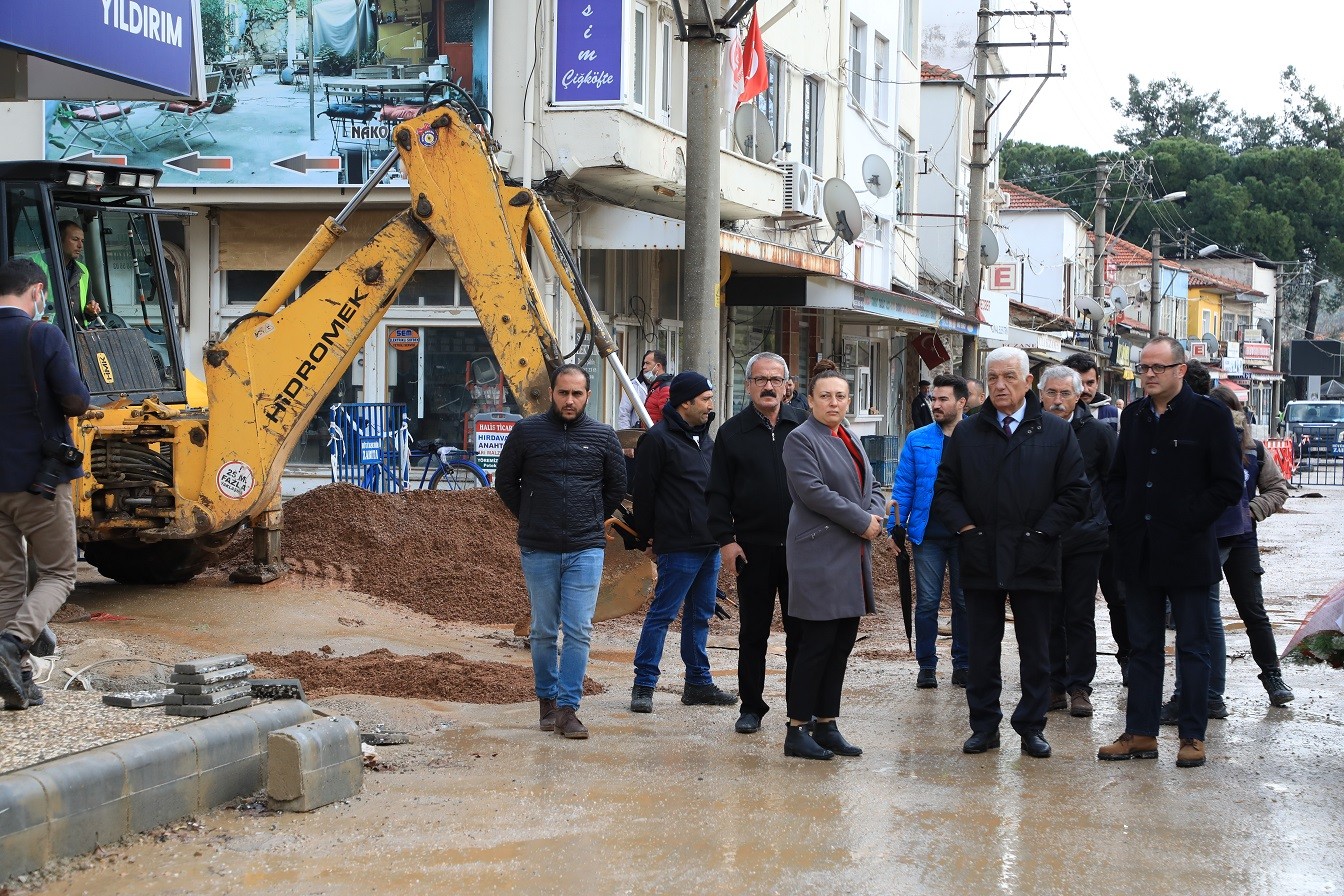 Başkan Gürün Ula’da sona yaklaşan çalışmaları İnceledi