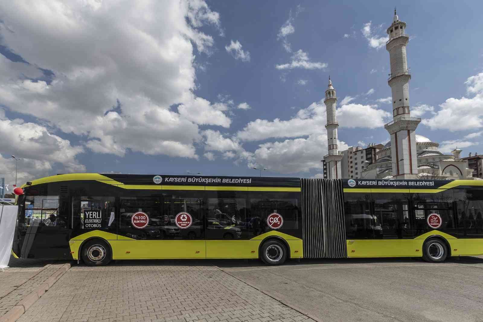 Büyükşehir’in elektrikli otobüslerinden büyük tasarruf ve karbondioksit azaltımı