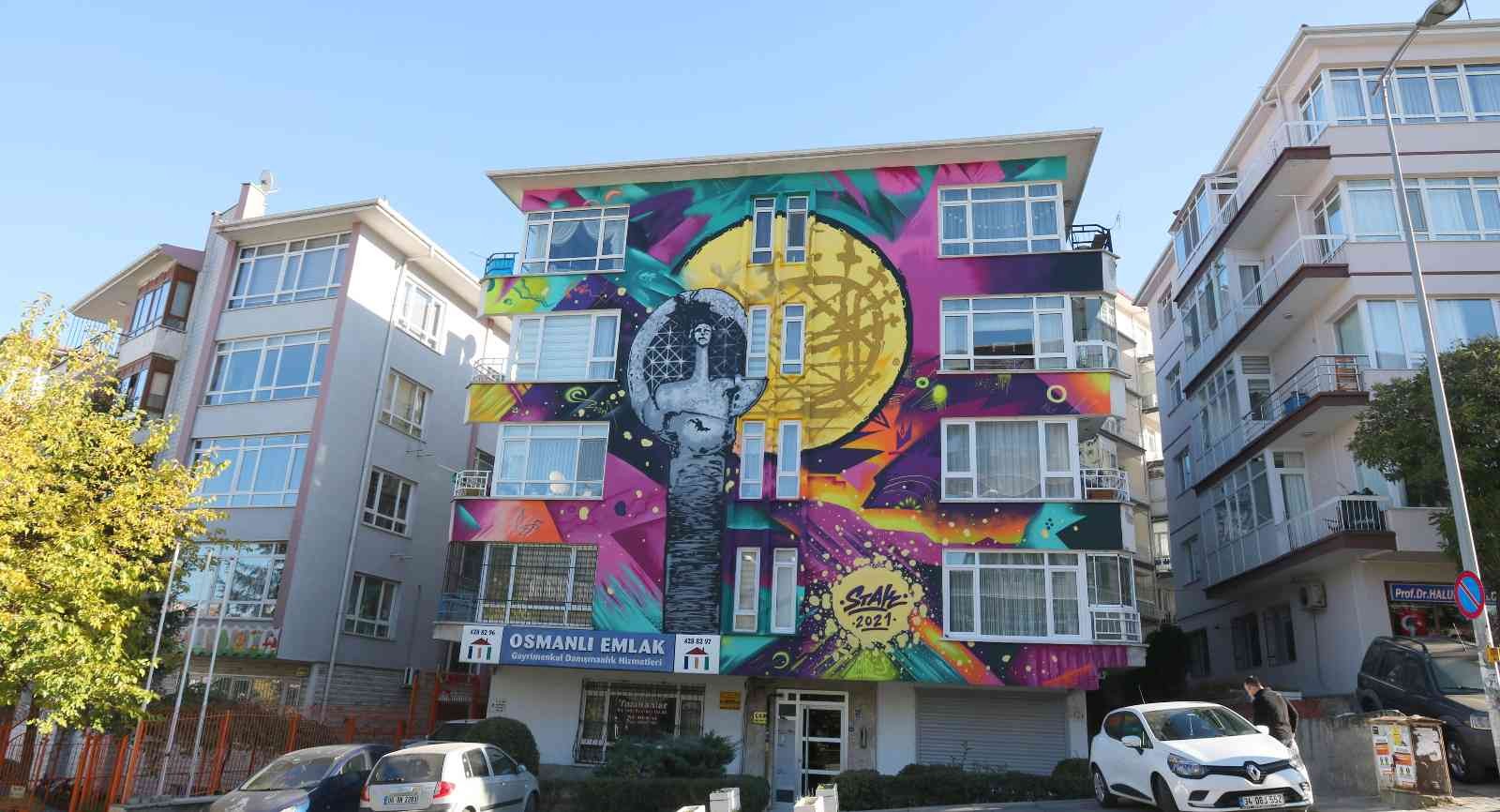 Çankaya Belediyesi apartmanları sanat eserine dönüştürecek