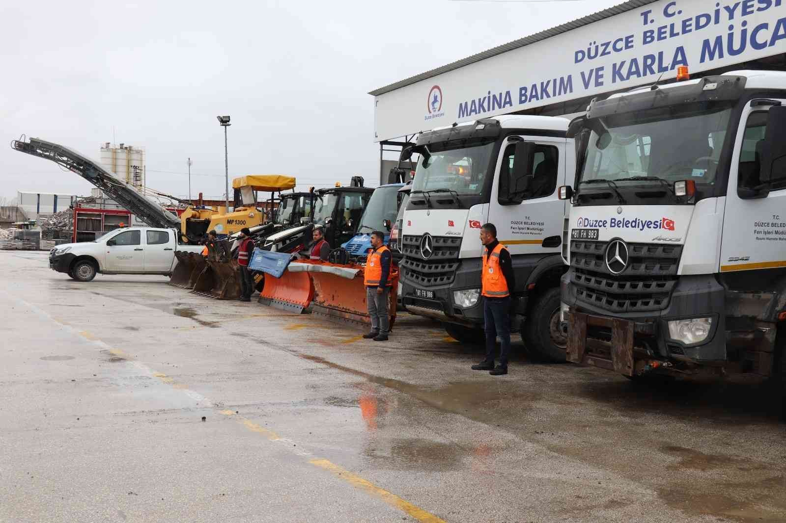 Düzce Belediyesi 400 personel ve 31 araç ile sahada olacak