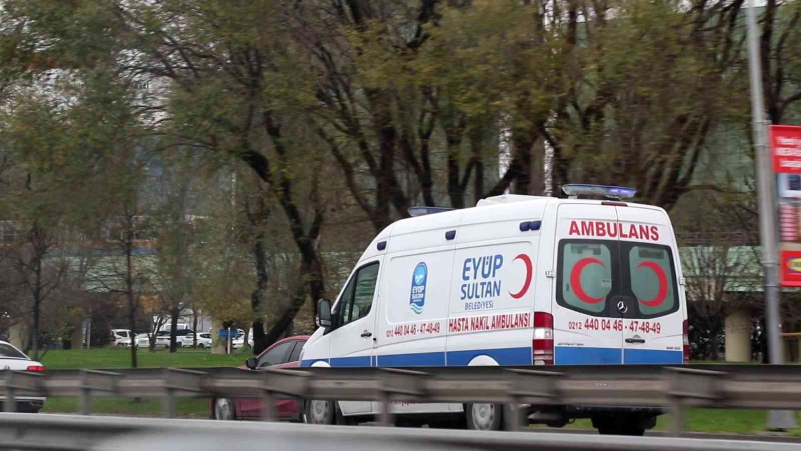Eyüpsultan’da hasta nakil ambulans hizmeti