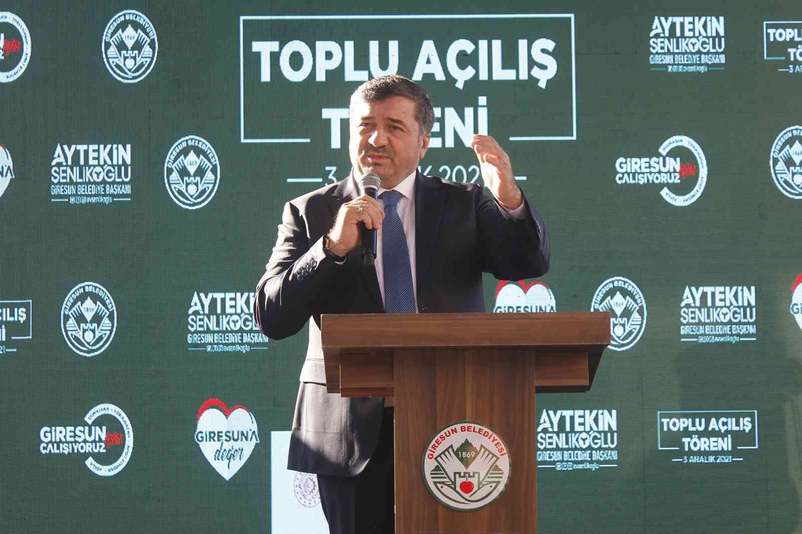 Giresun Belediyesi’nden toplu açılış