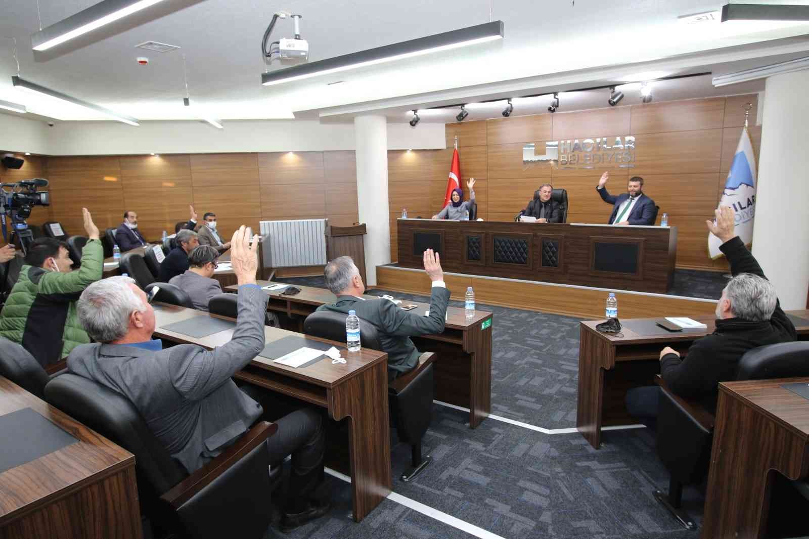 Hacılar Belediye Meclisi Aralık ayı toplantısını gerçekleştirdi