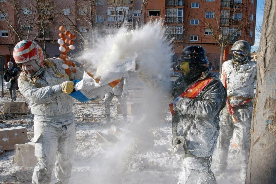 İspanya’da 200 yıllık gelenek: “Un Savaşları Festivali”