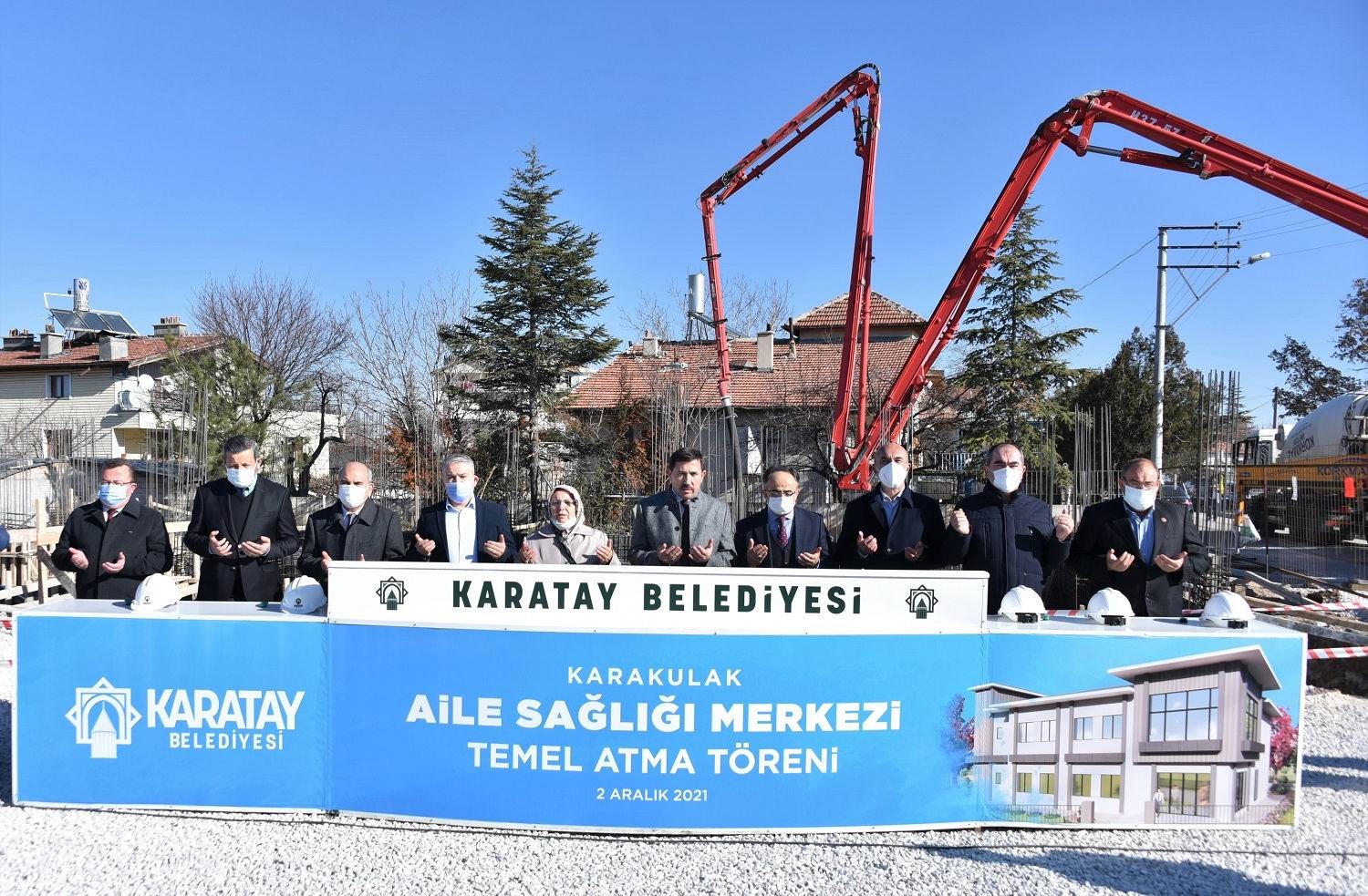 Karatay’da Karakulak Aile Sağlığı Merkezi’nin temeli atıldı