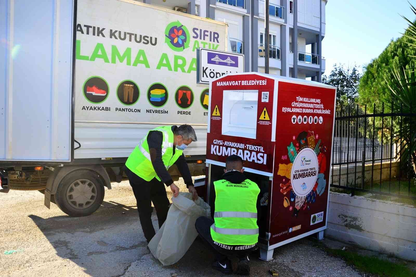 Manavgat’a ‘Mobil Atık Getirme Merkezleri’ kuruldu