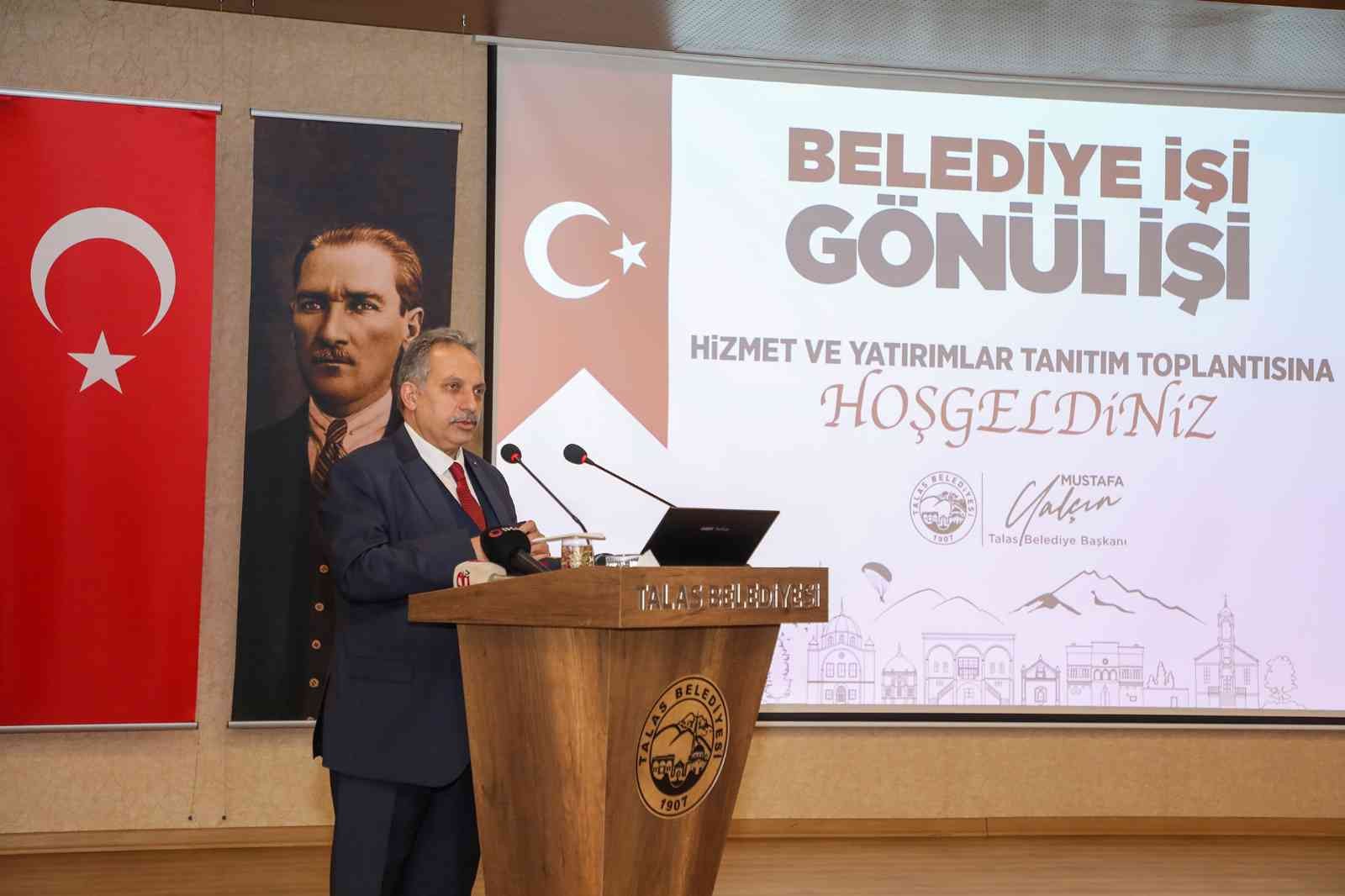 Talas’ta bütçe artıyor, hizmet ve yatırımlar birbirini izliyor