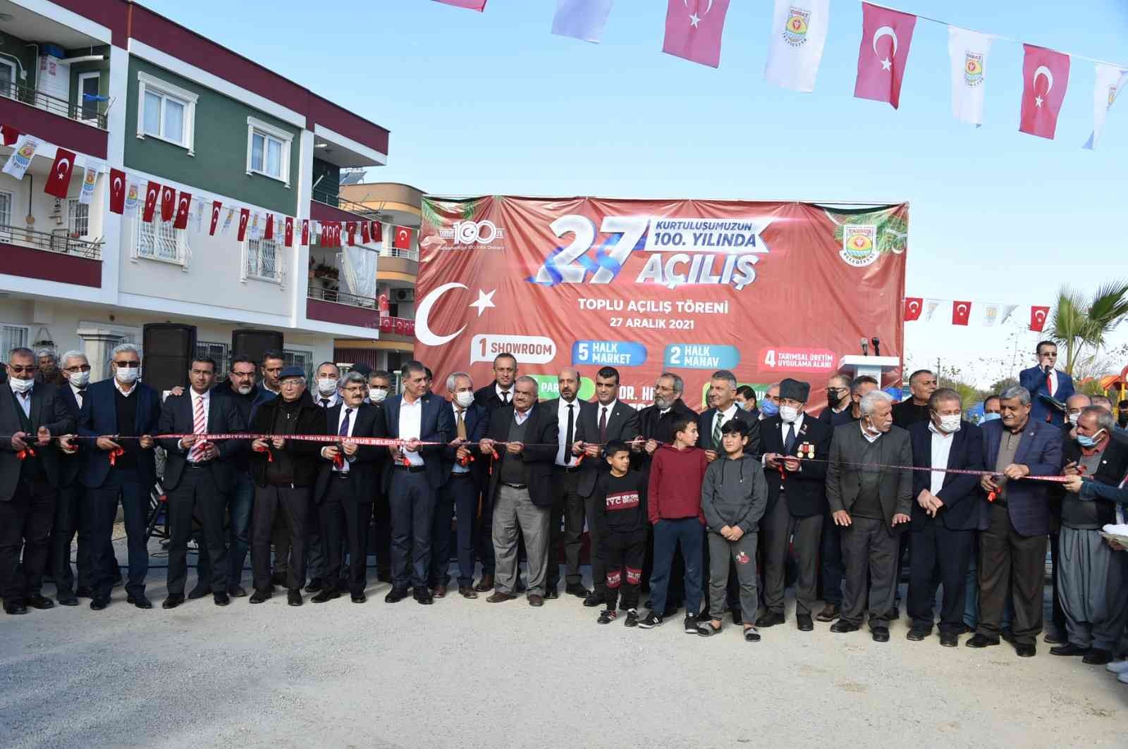 Tarsus Belediyesi’nden 27 açılış