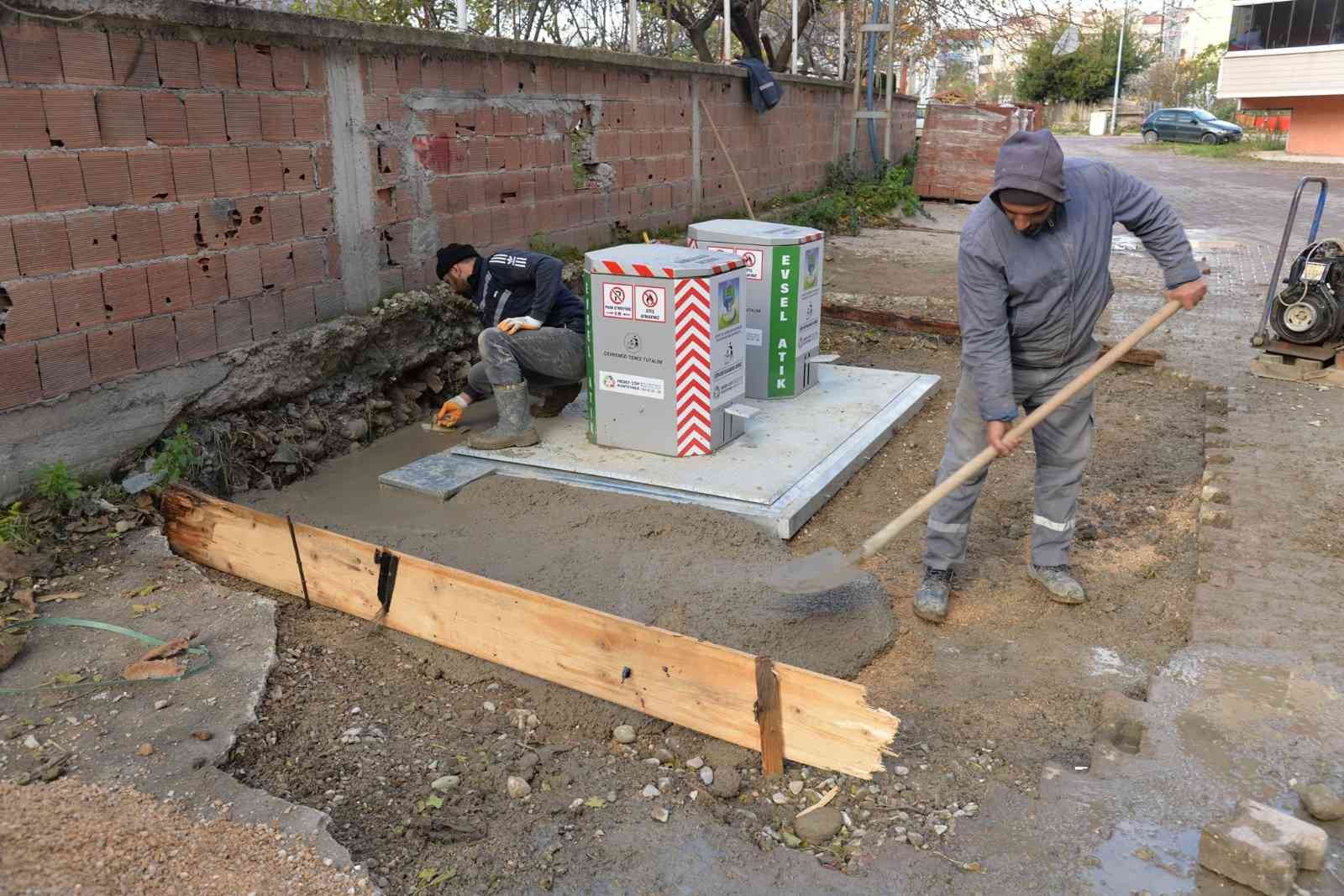 Türkeli yer altı çöp konteyner sistemine geçiyor