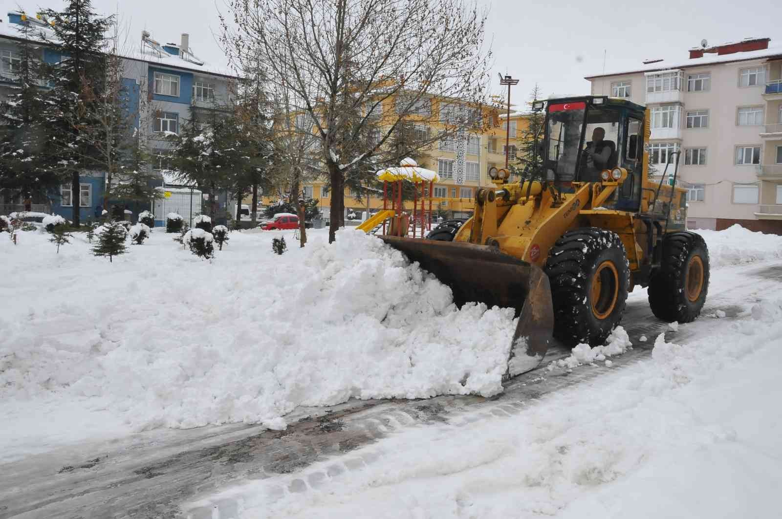 Akşehir’de beyaz bereket temizlik çalışmaları sürüyor