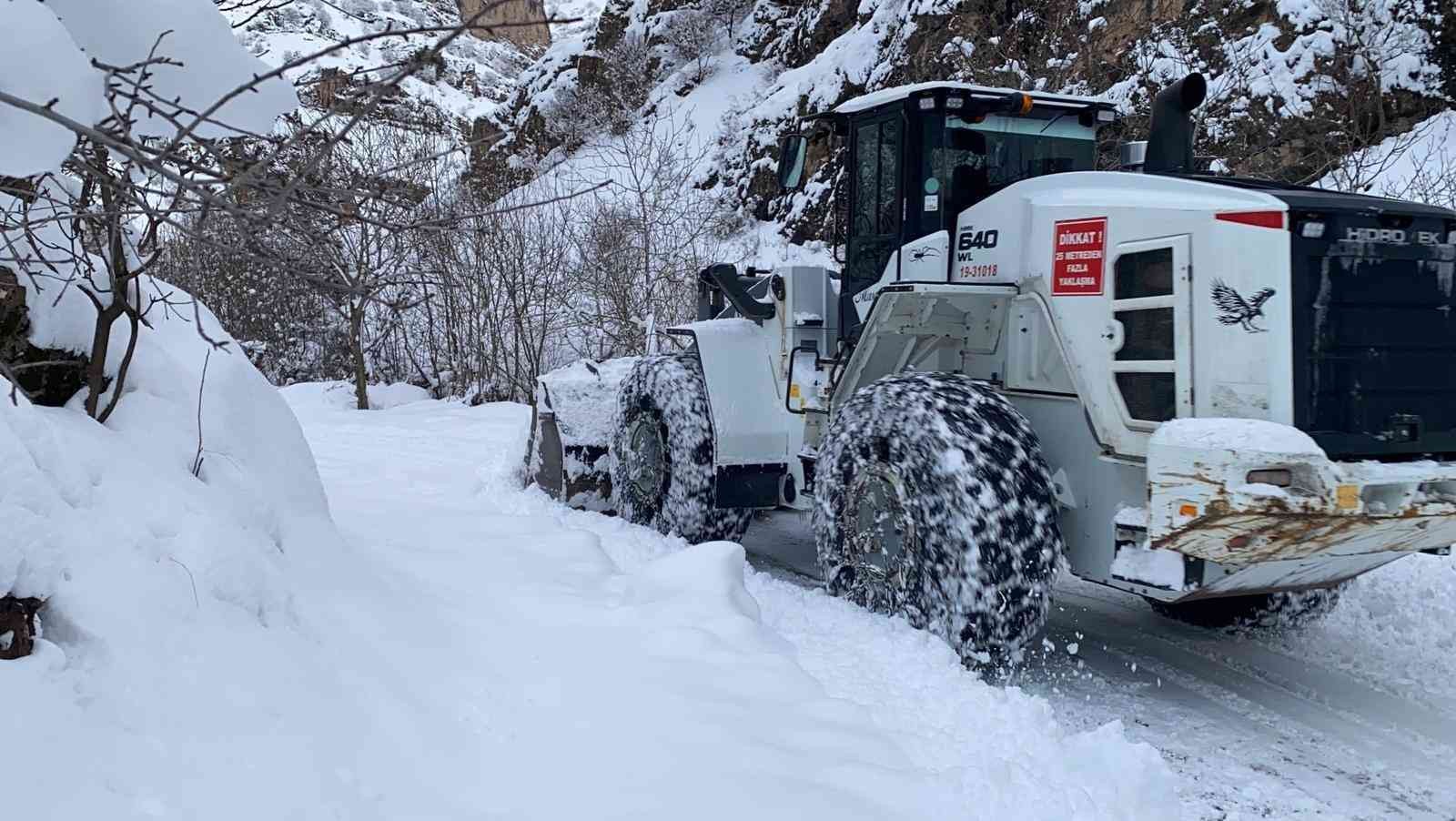 Hakkari’de 285 yerleşim yerinin yolu ulaşıma kapandı