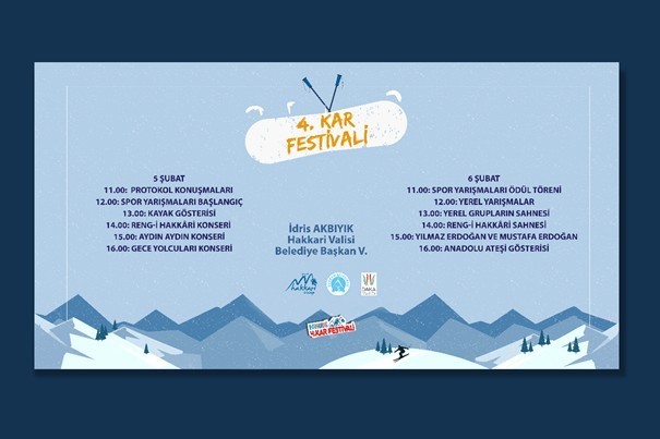 Hakkâri 4. Kar Festivali başlıyor