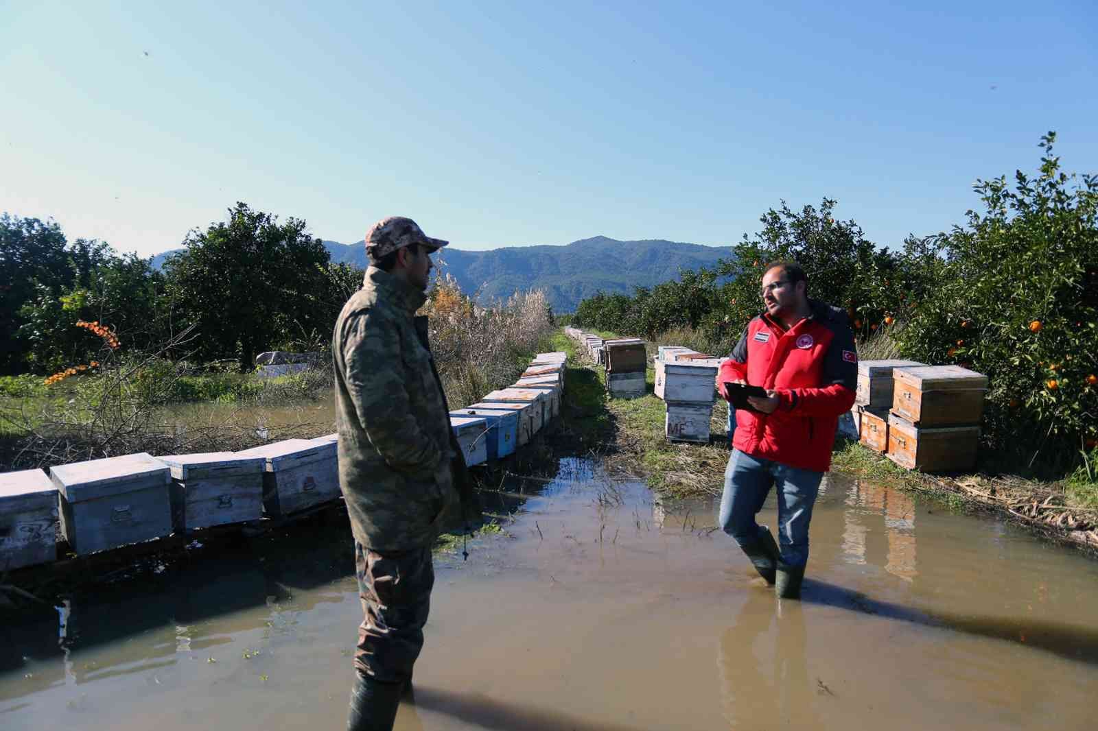 Muğla’daki yağışlar sonrası hasar tespit çalışmaları yapıldı
