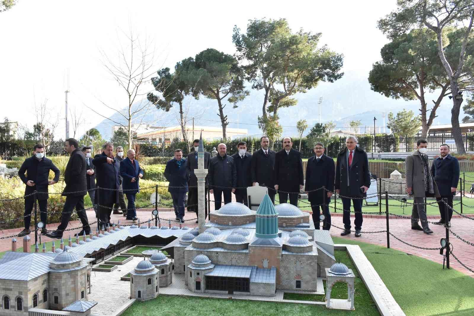 TDBB yönetim kurulu üyeleri Şehzadelerpark’a hayran kaldı