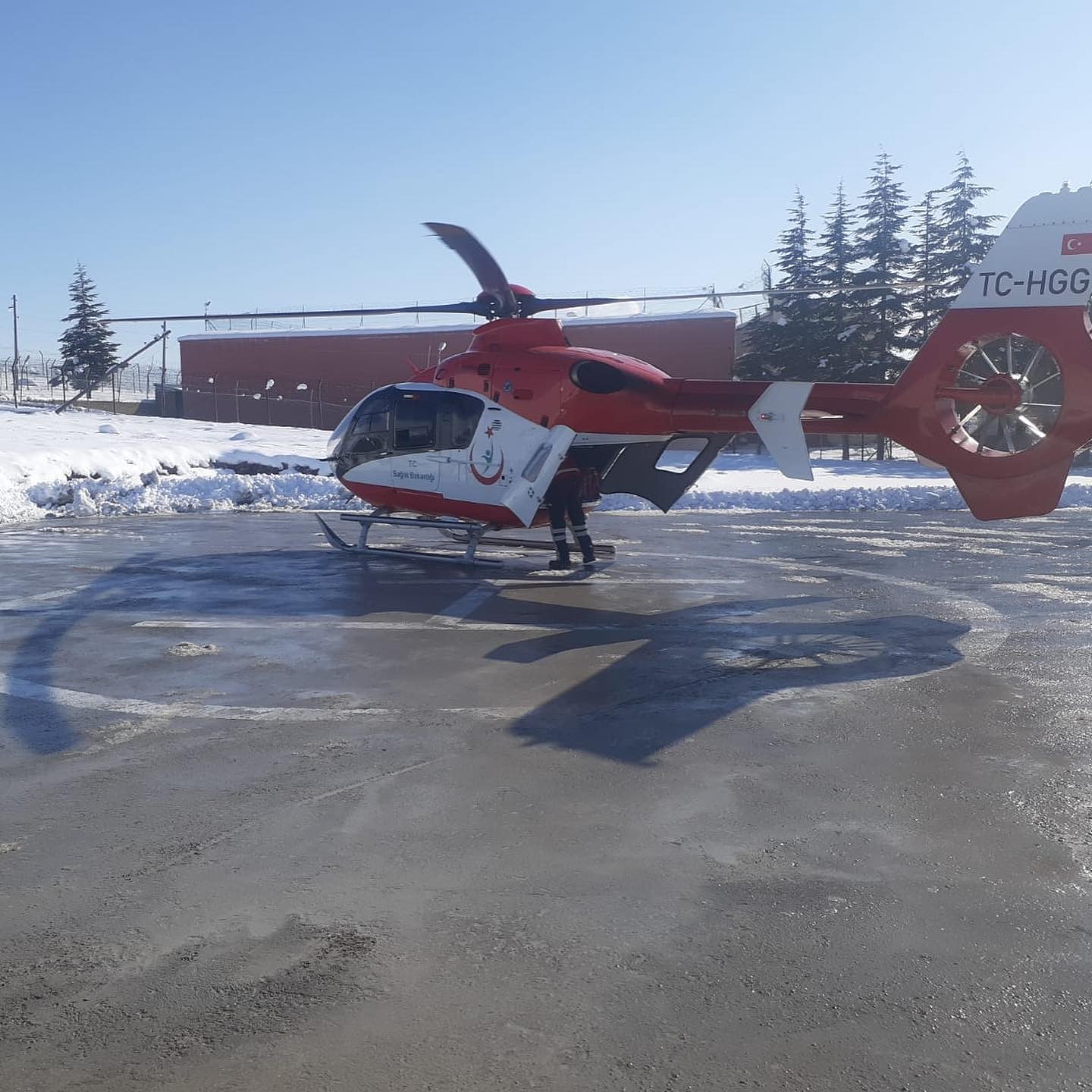 Tufanbeyli’ye helikopter pisti