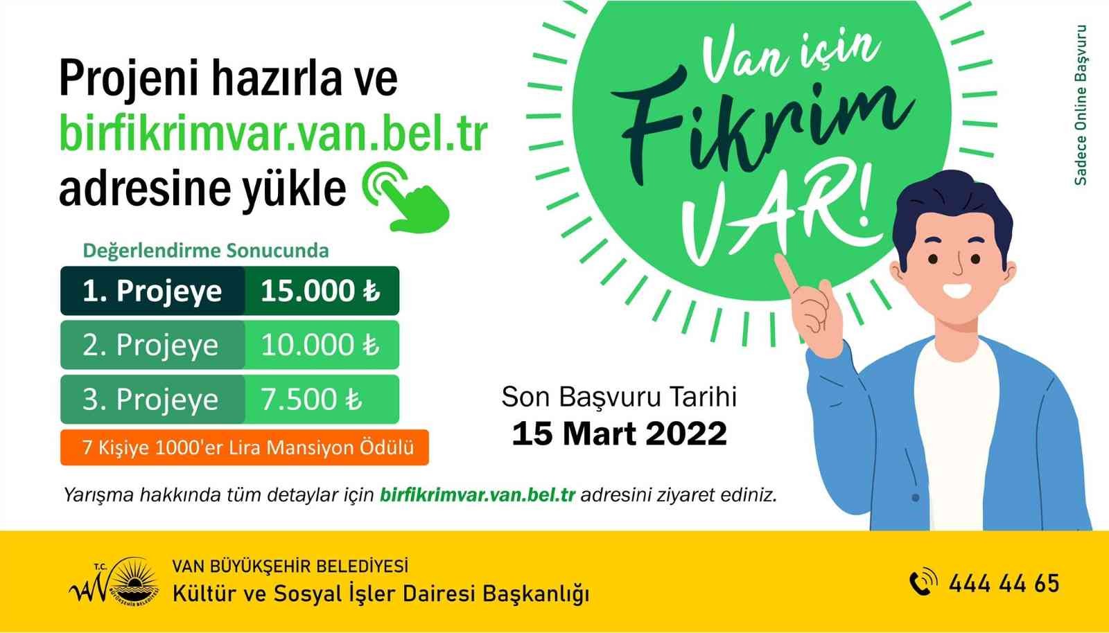 Van Büyükşehir Belediyesi, Türkiye geneli fikir yarışması düzenleyecek