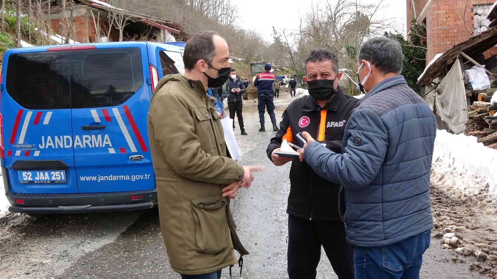 Ordu’daki heyelanlı alan, ‘afet bölgesi’ ilan edilecek