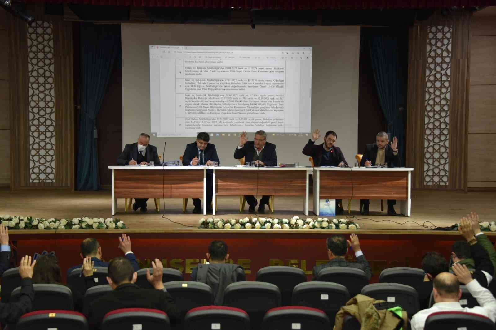 Yunusemre Belediyesi şubat meclis toplantısı yapıldı